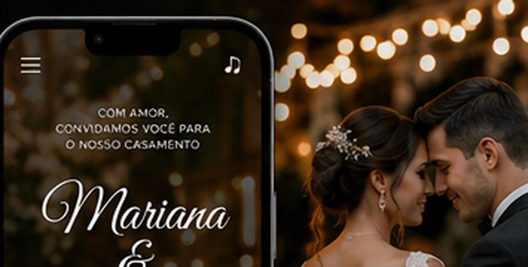 Luzes decorativas do evento